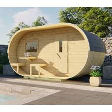 Sauna Oval 405 x 240 cm