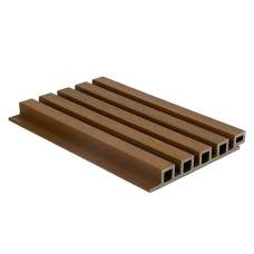 NewTechWood composiet wandbekleding castellation 25 profiel 2,5 x 19,6 x 290 cm teak