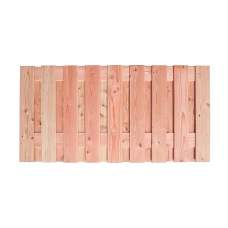 Douglas tuinscherm 16 mm 19-planks 180 x 90 cm