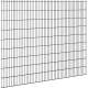 Hillfence metalen scherm dubbele staafmat 250 x 103 cm zwart