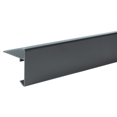 Aluminium daktrim antraciet standaard 4,5 x 4,5 x 250 cm