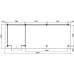 Tuinhuis Duxtail 120 douglas Yonkers 250 x 300 luifel 600 cm dubbele deur