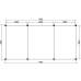 Overkapping overhead design douglas Indy 800 x 400 cm