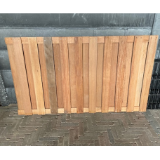 RESTPARTIJ Hardhout 20 planks 90 x 150 cm